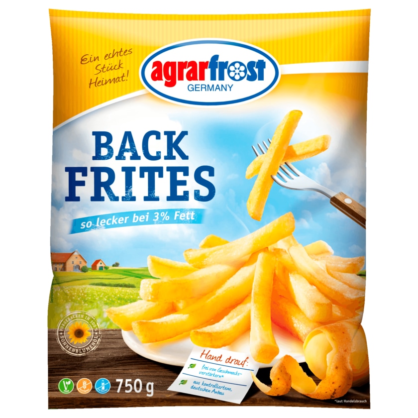 Agrarfrost Back Frites 750g